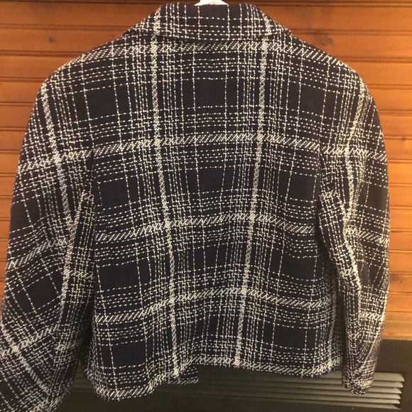 Tommy Hilfiger Navy Cotton Blazer - Picture 4 of 4